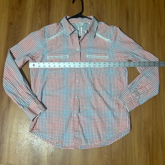Ariat Red and Gray Checkered Shirt - Picture 4 of 10